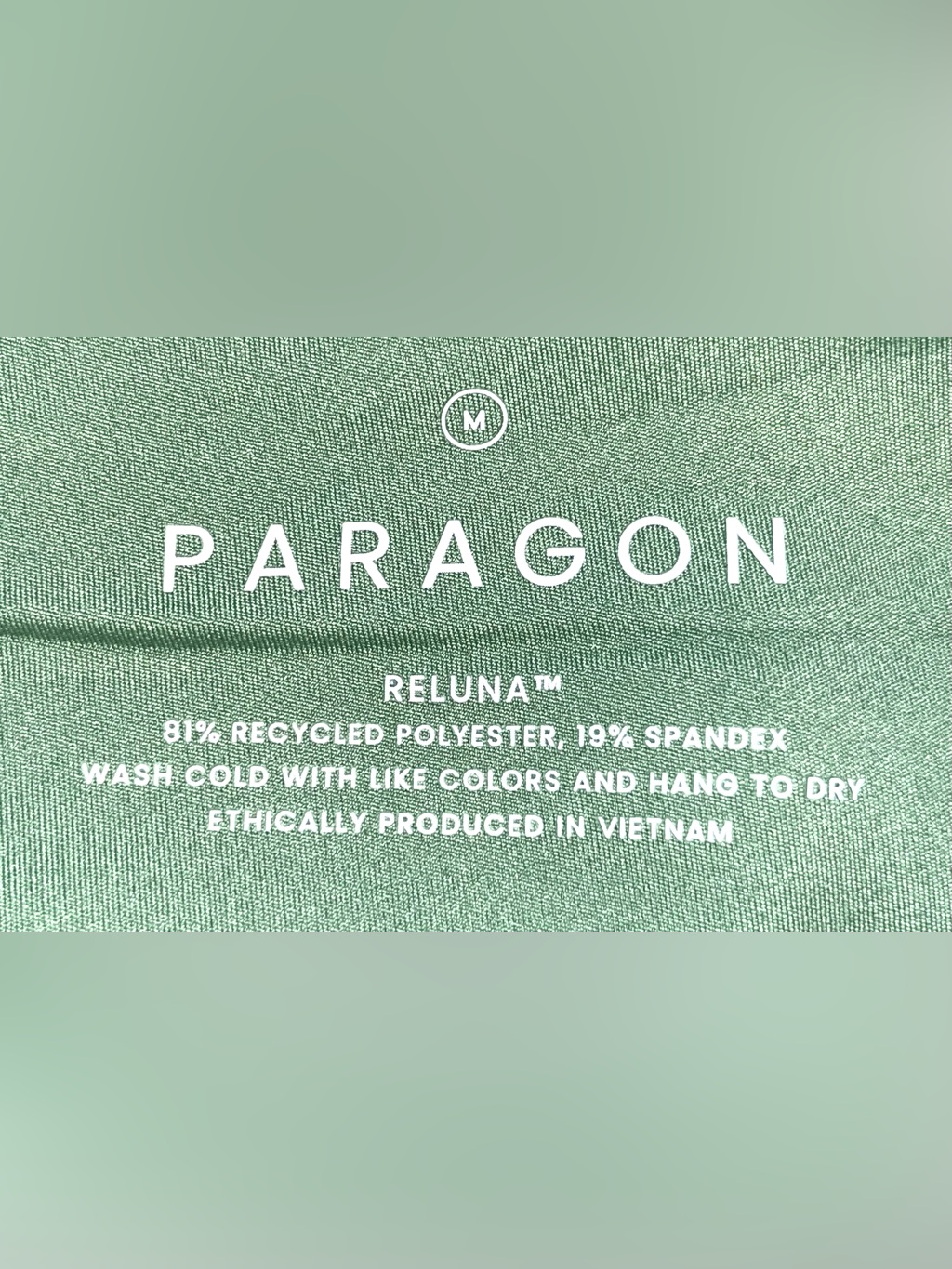 Paragon Fitwear Reluna Max Out Bra + Ace Mid-Rise Mini Skort In Matcha Sz M — image 7 of 8